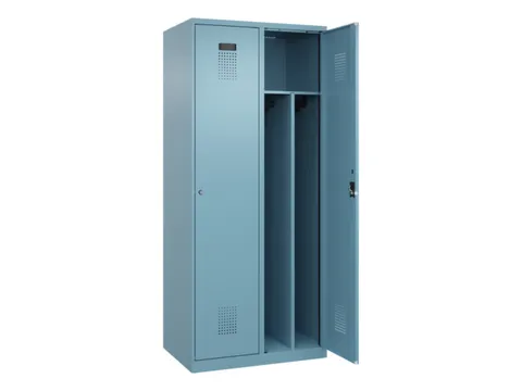 locker voor scheiding van kleding,HxBxD 1850x800x500mm,2vak