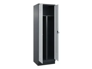 PBM-locker,HxBxD 1950x600x500mm,2vak,vak B 300mm,draaigrendel - 2