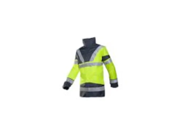 Regenjas Skollfield Geel/marine, Maat M