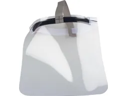 Beschermend gezichtsscherm, transparant, ft 25 x 25 cm