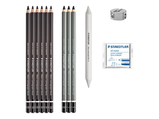 Houtskoolpotloodset Staedtler Design Journey 12-delig