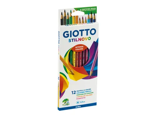 Kleurpotlood Giotto Stilnovo set à 12 kleuren