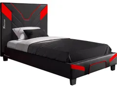 Xrocker Cerberus Mkii Gaming Bed Rood 2023083 90x190cm PU leer 180kg