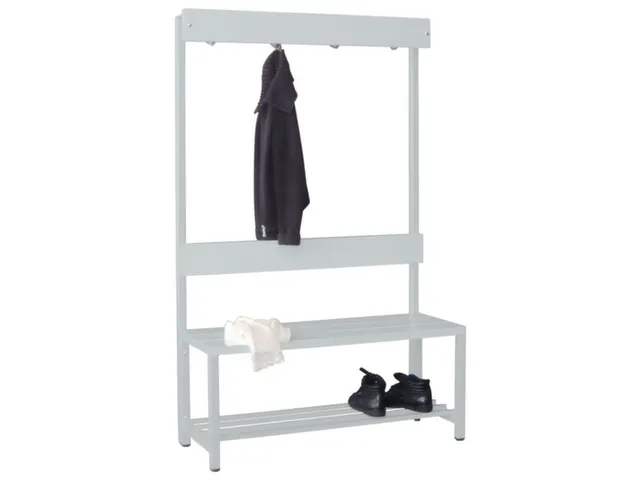 omkleedbank,HxLxD 1600x1000x400mm,onderstel RAL5012