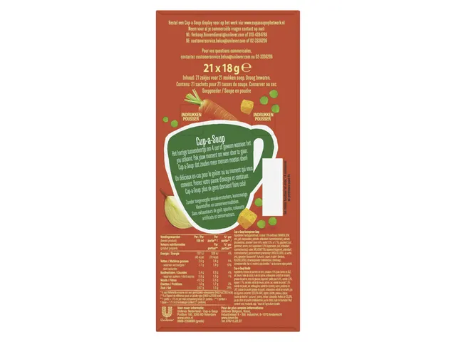Cup-a-Soup Unox koninginnensoep 21x175ml