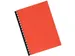 Dekblad A4 Rood Lederlook 250 Grams Pak 100 Stuks