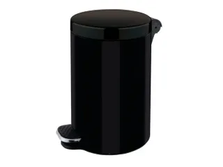 pedaalemmer,3l,HxØ 260x170mm,binnenbak kunststof,romp staal zwart - 1