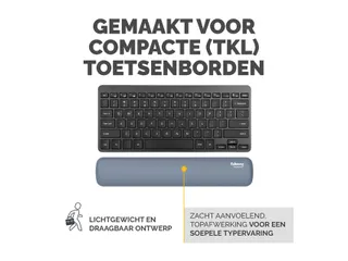 Polssteun Fellowes Breyta compact blauw 6x32cm - 10