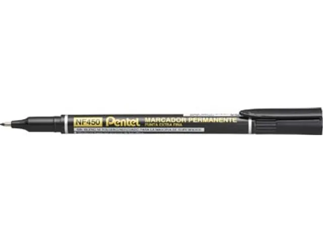 Pentel NF450-A Permanente marker Extra Fijne punt 1,2mm Zwart
