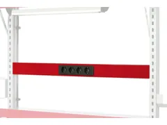 stopcontactenlijst,v. paktafel,HxBxD 80x800x30mm