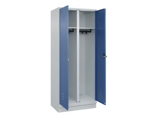 locker voor scheiding van kleding,HxBxD 1950x800x500mm,2vak