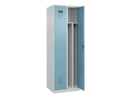 locker voor scheiding van kleding,HxBxD 1850x600x500mm,2vak