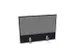 panneau de rehausse,p. table de bureau,CC-noir,BN8078-gris
