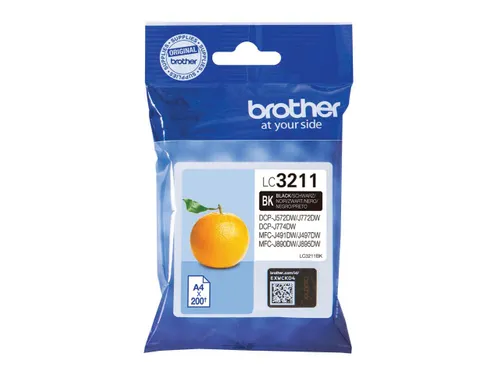 Inktcartridge Brother LC-3211 zwart