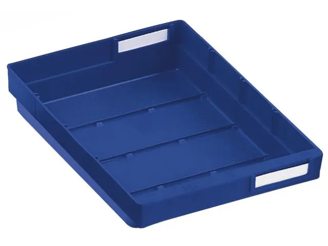 Stellingbak Extra Vlak Pp Hxbxd 65X240X300Mm Blauw