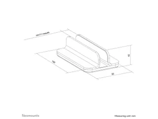 Neomounts NSLS300 Laptophouder - 11-17 inch - max 5 kg - universeel - - 1