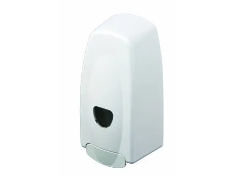 Zeepdispenser Kunststof Wit 1000 ML Met Duwbeugel