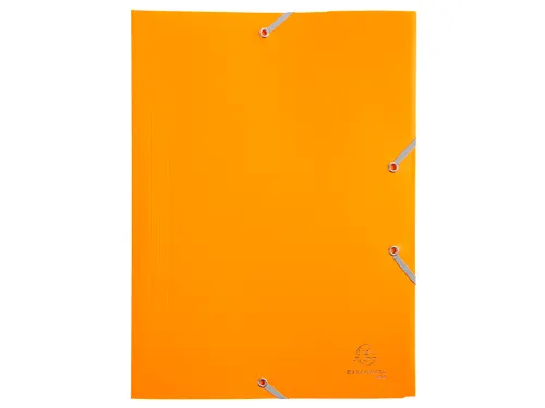 Elastomap 3 kleppen ondoorschijnende Polypropyleen 4/10de A4 Assorti