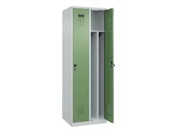 locker voor scheiding van kleding,HxBxD 1850x600x500mm,2vak