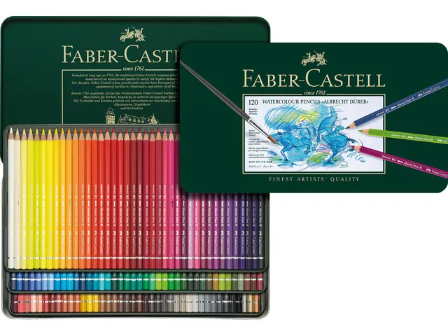 Crayons de couleur Albrecht Dürer Magnus boîte métal 120pcs