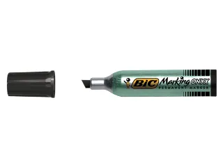 Viltstift Bic 1481 onyx schuin M zwart - 1