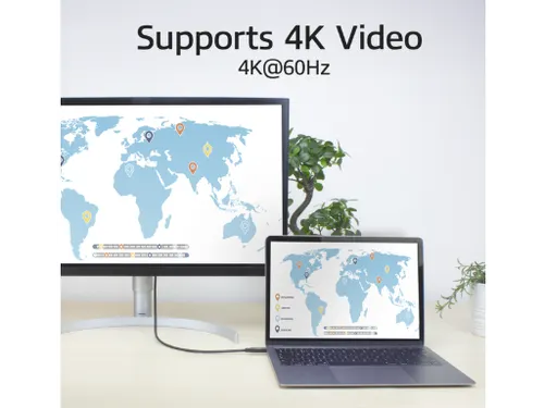 Kabel ACT USB-C 4.0 20Gbps Thunderbolt 3 2m