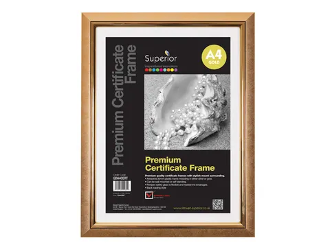 Fotolijst Seco A4 goud plexiglas