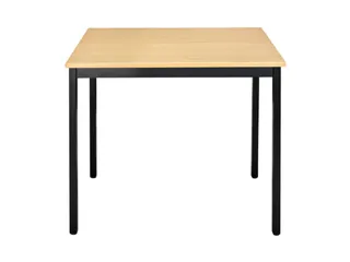 Tafel Rechthoekig 70x60 Cm Frame Zwart Blad Beuk - 1
