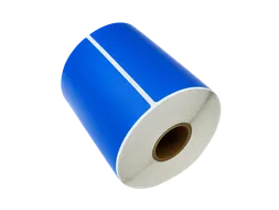 Gekleurde verzendlabels op rol 102x152mm Blauw 2800 etiketten