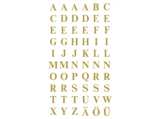 letteretiket Z-design Home pakje a 2 vel goud - 2