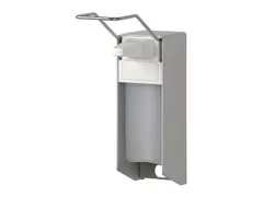 MediQo-line Zeep- & desinfectiemiddeldispenser 1000ml LB aluminium