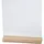 Glasplaat Creativ Company 15.5cmx15.5cm met houten voet 10 stuks