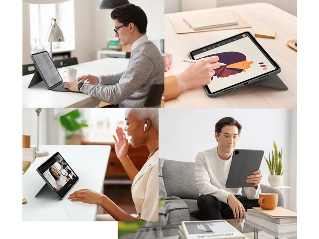 Etui clavier Combo Touch iPad Pro (5ème gen) QWERTY Anglais GB gris