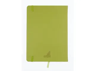Schetsboek Kangaro A5 lime green PU HC 80 vel 140gr roomwit met elasti - 5