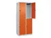 dubbeldekse locker,HxBxD 1850x800x500mm,2x2vak.,vak B 400mm