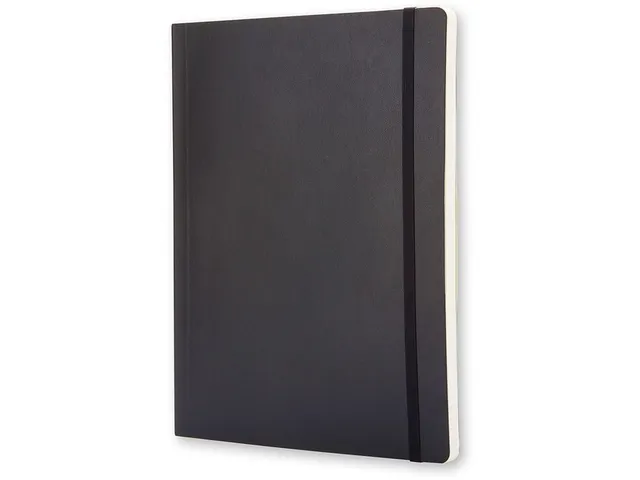 Notitieboek Moleskine XL 190x250mm lijn soft cover zwart