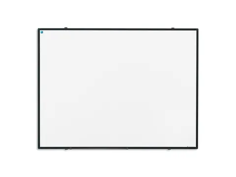 Whiteboard 90x180cm Gelakt Staal Softline 8mm zwart profiel