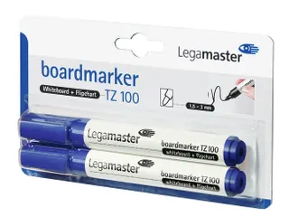 Whiteboardmarker Legamaster TZ 100 rond 1.5-3mm blauw blister à 2st - 4