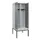 locker met bank,voor scheiding van kleding,HxBxD 2120x800x815mm,2vak