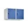 opzetkast,v. locker,2vak.,vak B 400mm,HxBxD 500x800x500mm,vleugeldeur