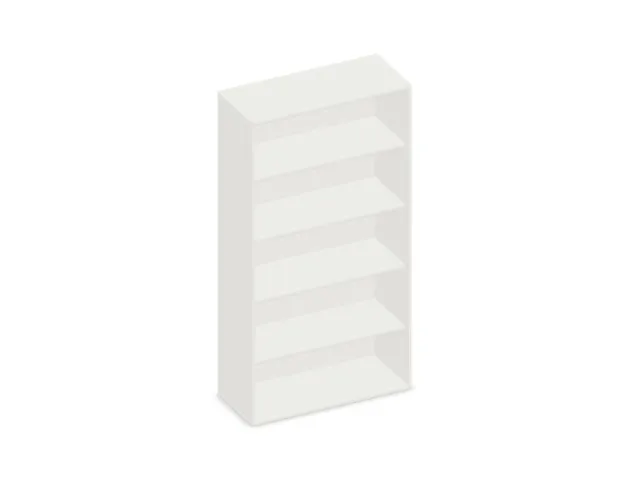 kantoorstelling,HxBxD 1920x1000x430mm,4xhouten vloer,decor romp wit