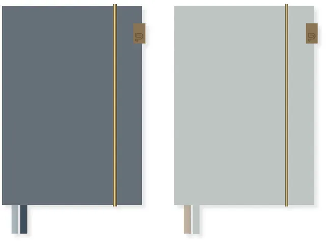 Carnet de notes Soft Scenes A5 HC ligné coton emballage de 2pces. ass