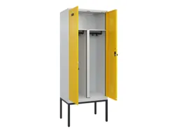 PBM-locker,HxBxD 2120x800x500mm,2vak,vak B 400mm,draaigrendel