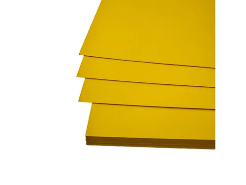 Fotokarton Kangaro 50x70cm 300gr bananengeel pak 25 vel