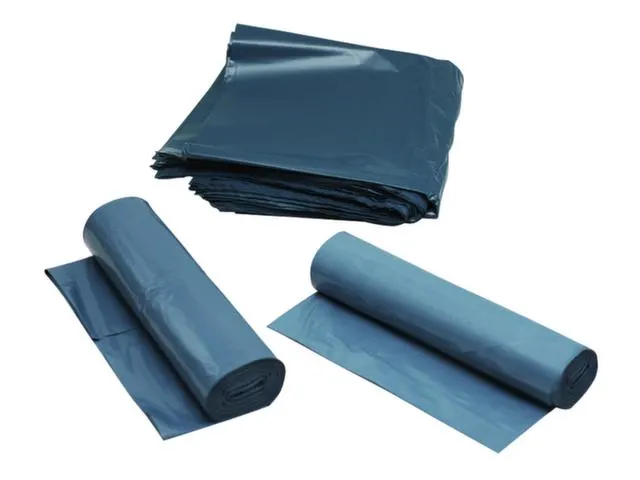 Kunststof Vuilniszakken 120 Liter 60 Μicron LXB 110x70cm Blauw