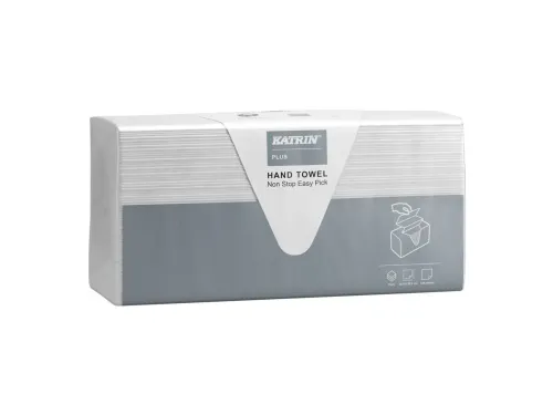 Handdoek Katrin Plus z-vouw 3-laags 203x255mm wit