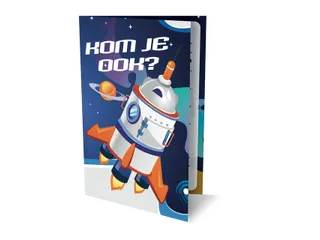 Interstat Uitnodiging Space PK 948 Set van 6 kaarten + enveloppen - 2