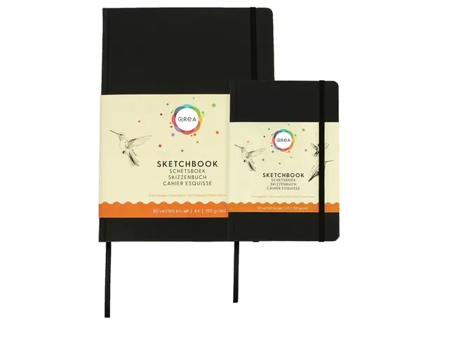 Tekenboek Qrea A4 80 vel 100gr