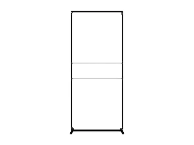 FlexFrame Modulair systeem beurswand 100x230cm Zwart frame