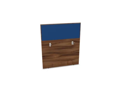 baliepaneel bureau aanbouw achter NP-tiepolo nut BN6016-blauw 1000mm